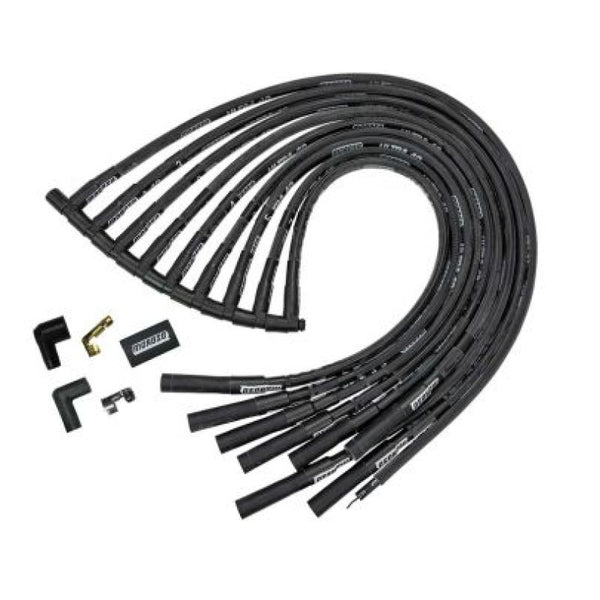 Moroso Jeu de fils d'allumage Chevrolet Big Block - Ultra 40 - gainé - HEI - droit - noir