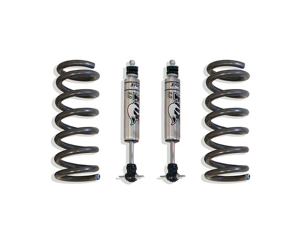 MaxTrac 2.5" Front Lift Coils with Fox Shocks — Grey Powdercoat — 2002-2024 Ram 1500 & 2019-2024 Ram 1500 Classic (872171F)