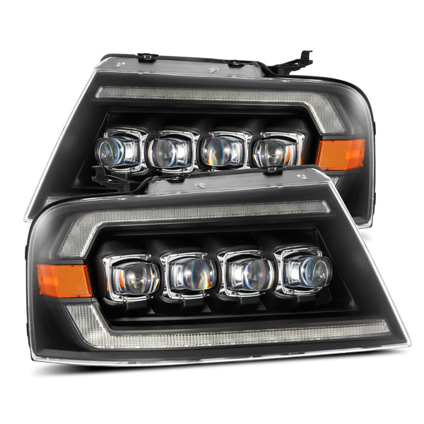 AlphaRex LED Projector Headlights in Black - 880128