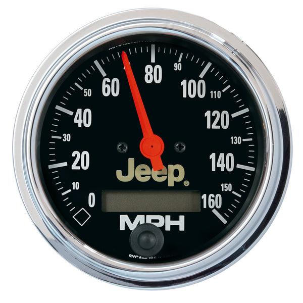 AutoMeter 3-3/8" Speedometer, 0-160 MPH, Jeep