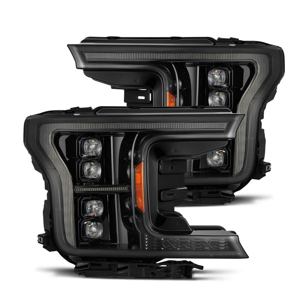 AlphaRex Phares à projecteur - fini Alpha-Black — 2018-2020 Ford F-150 (880249)