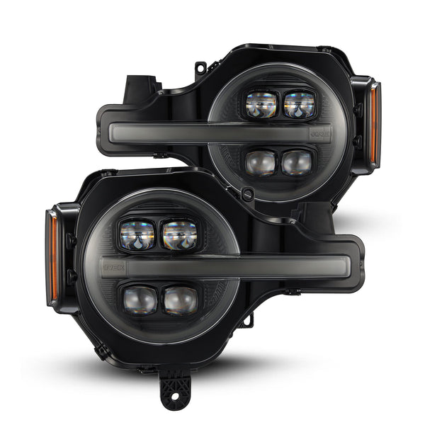 AlphaRex Phares à projecteur - fini Alpha-Black — 2021-2023 Ford Bronco (880259)