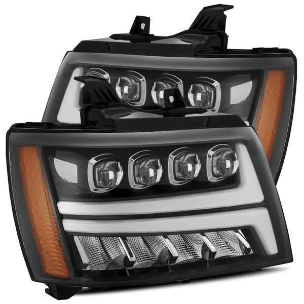 AlphaRex Projector Headlights Chrome — 2007-2013 Toyota Tundra/08-17 Sequoia (880827)