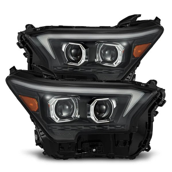 AlphaRex Projector Headlights Black — 2024 Toyota Tacoma (880335)