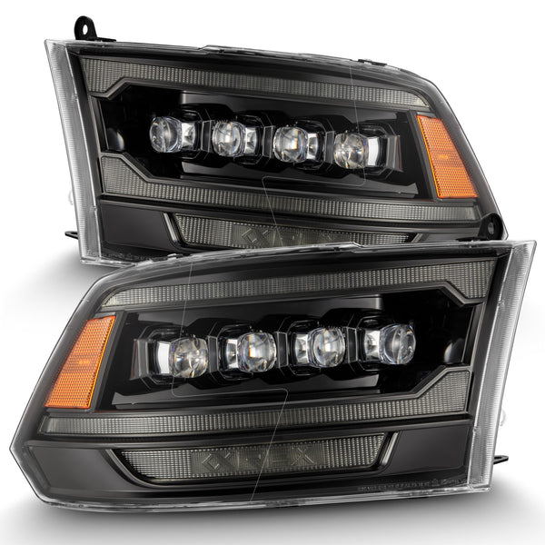 AlphaRex LED Projector Headlights in Alpha-Black — 2009-2018 RAM 2500 (880557)