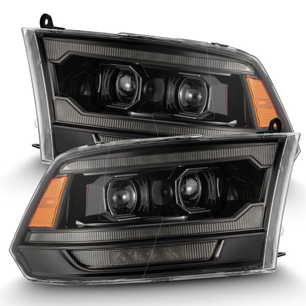 AlphaRex Projector Headlights Alpha-Black — 2009-2018 RAM 1500 (880563)