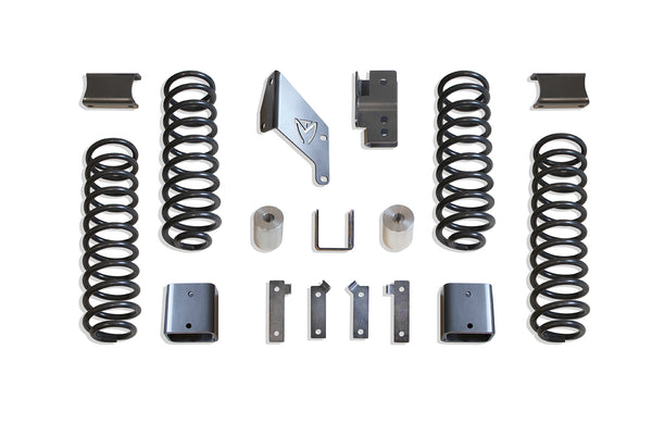 MaxTrac Suspension 3" Lift Kit (No Shocks) — 2007-2018 Jeep Wrangler; 2018 Jeep Wrangler JK