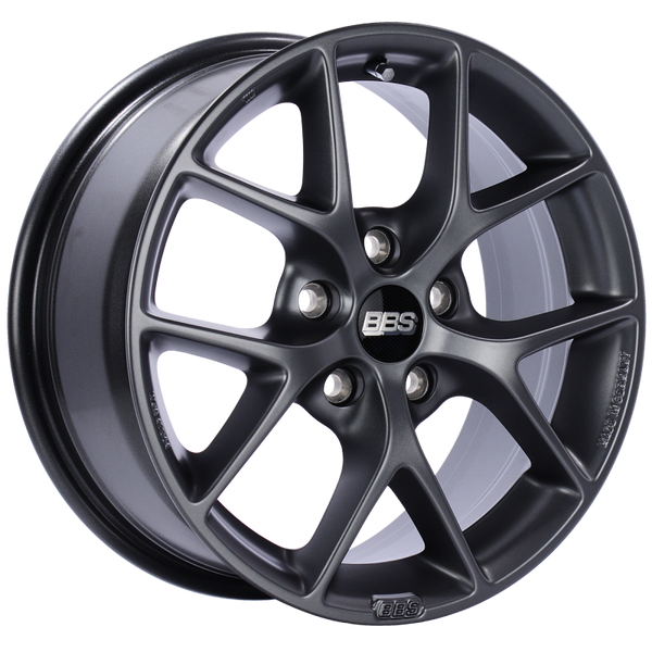 BBS Roue SR 16x7 5x120 ET36 -82mm PFS/clip requis - gris satiné