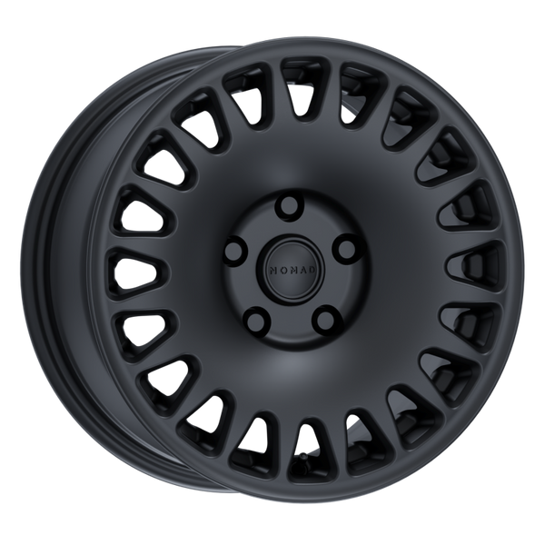 Nomad N503SB Sahara 17x8.5in / 6x139.7 BP / 0mm Offset / 106.1mm Bore - Satin Black Wheel