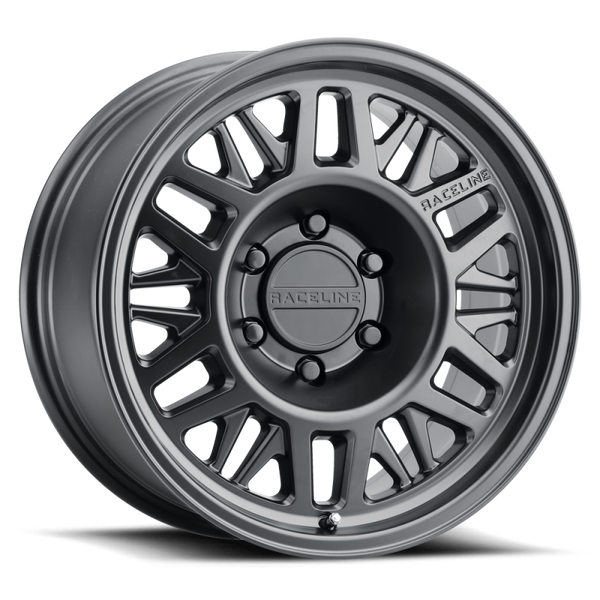 Raceline 451B Ryno 18x9in / 5x127 BP / 0mm Offset / 78.1mm Bore - Satin Black Wheel