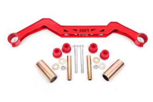 BMR Traverse de transmission TH350/PG/700R4/C4/C6/AOD/4L60 79-93 Ford Mustang - rouge