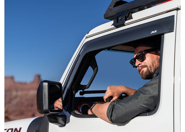 AVS Auto Ventshade 2018+ Wrangler JL Ventvisor Outside Mount 2Pc (92467)