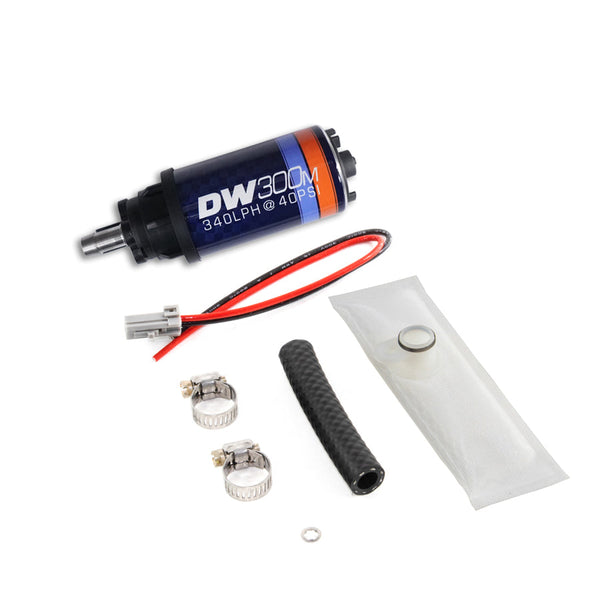 DeatschWerks Pompe à carburant dans le réservoir Ford série DW300M 340 L/h avec ensemble d'installation 97-04 F-150/F-250 V6/V8