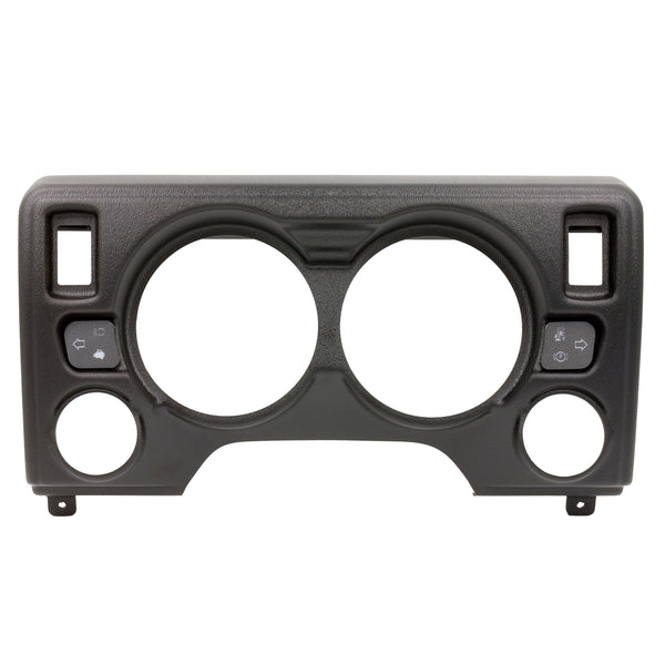 AutoMeter Panneau de tableau de bord à ajustement direct, 4 jauges (5 po x2, 2 1/16 po x2), Jeep TJ / XJ