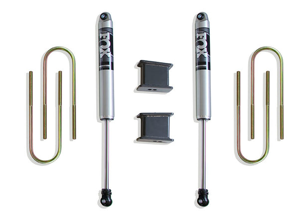 MaxTrac Component Box for 7" Lift Kit — 4" Rear Lift Box Kit with FOX Shocks — 2002-2008 Dodge Ram 1500 (902140F)