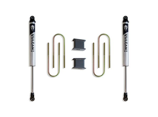 MaxTrac Component Box for 7" Lift Kit — 4" Rear Lift Box Kit with Vulcan IFP Shocks — 2002-2008 RAM 1500 — 2002-2008 Dodge Ram 1500 (902140V)