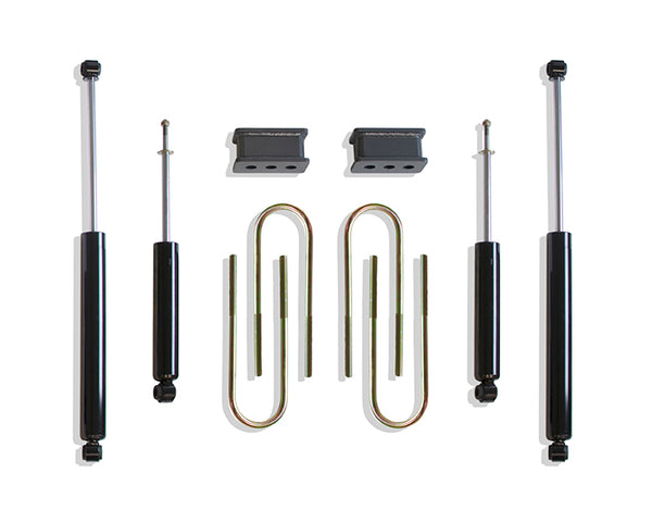 MaxTrac Component Box for Lift Kit — 2.5" Rear Lift Box Kit (3.625" X 10" U-BOLTS) — 2003-2008 Ram 1500 / Ram 2500 / Ram 3500 (902225S)