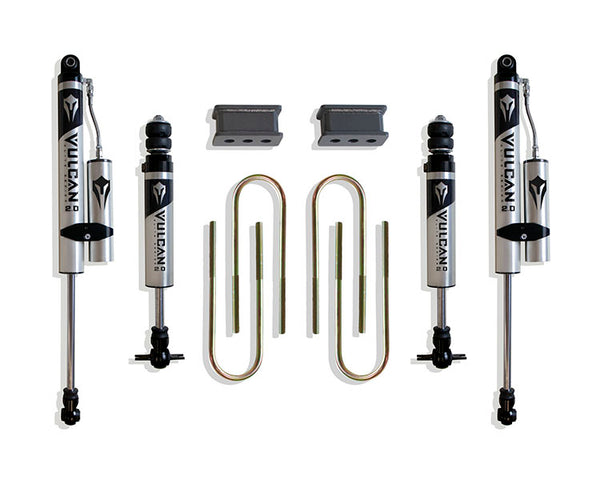 MaxTrac Boîte de composants pour ensemble de rehaussement — ensemble boîte de rehaussement arrière 2.5 po (boulons en U 3.625 po X 10 po) — 2003-2008 Dodge Ram 1500 / 2500 (902225VR-S)