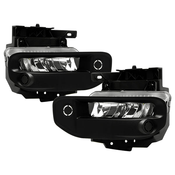 Spyder OEM LED Fog Lights w/ Universal Switch - Clear — 2019-2022 Ram 1500 (9051067)