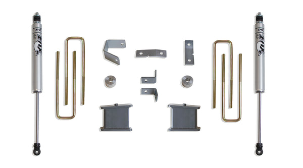 MaxTrac Suspension 4" Lift Kit — 2005-2023 Toyota Tacoma — Rear, 2WD