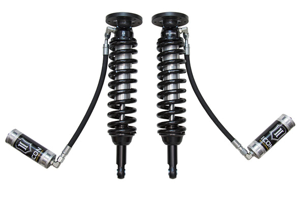 ICON 2009-2013 Ford F-150 2WD, 1.75-2.63” Lift, Front, V.S. 2.5 Series Coilover Kit, Remote Reservoir