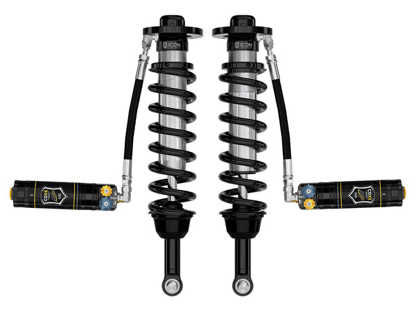 ICON 2021-2026 Ford F-150 4WD, 0-2.75" Lift, Front, V.S. 2.5 Series Coilovers, Remote Reservoir w/ CDXS, Pair