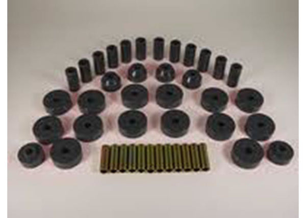 Rugged Ridge Total Bushing KIT Black 5575 JEEP CJ5 AND CJ7