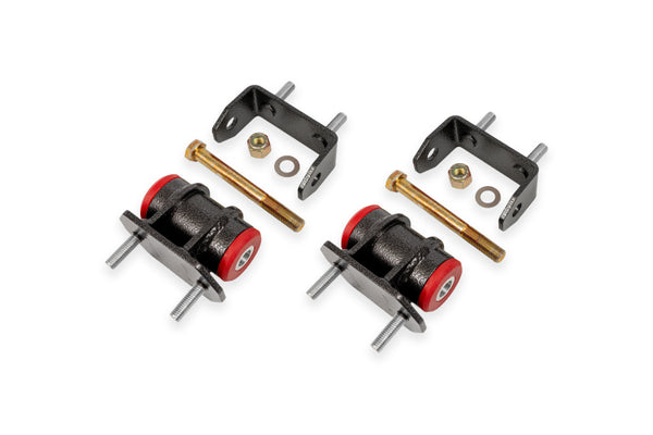 BMR Support de transmission/différentiel en polyuréthane 05-13 Chevrolet Corvette C6 - noir martelé
