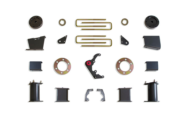 Component Box 3 of 3 for MaxTrac 7" Crossmember Lift Kit — Brackets & Hardware — 4WD (941370-3)
