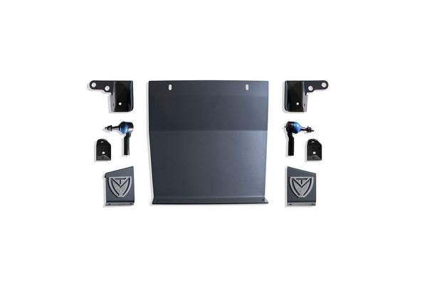 Component Box 5 of 5 for MaxTrac 7"-10" Lift Kit — Sway Bar Brackets, Skid Plate & Hardware — 2019-2025 Chevrolet Silverado 1500 LD, 2WD (941900-5)