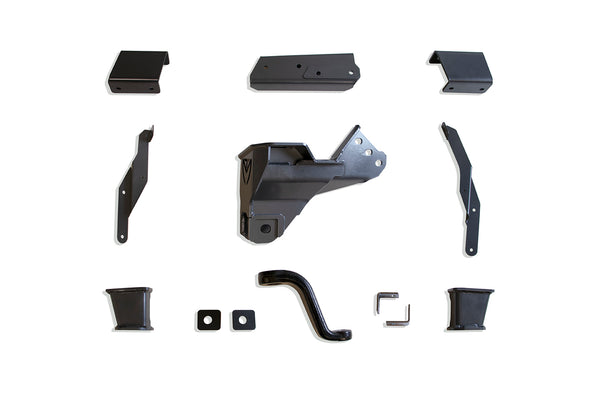 Component Box 1 for MaxTrac 4" Lift Kit — Brackets & Hardware — Grey Powdercoat — 2017-2025 Ford F-250 Super Duty / F-350 Super Duty (943300-1)