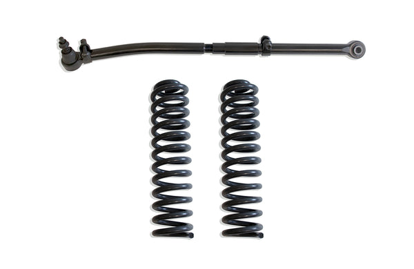 Component Box 1 for MaxTrac 2.5" Leveling Kit — Coils & Trac Bar — 4WD — 2017-2025 Ford F-250 Super Duty / F-350 Super Duty (943300-6)