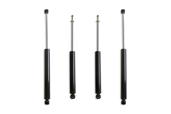 MaxTrac F&R Max Trac Shocks - 2.5" Lift Height — Black Paint (943325S)