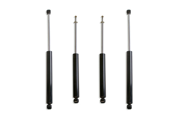 MaxTrac F&R Max Trac Shocks - 4" Lift Height — Black Paint, 4WD (943340S)