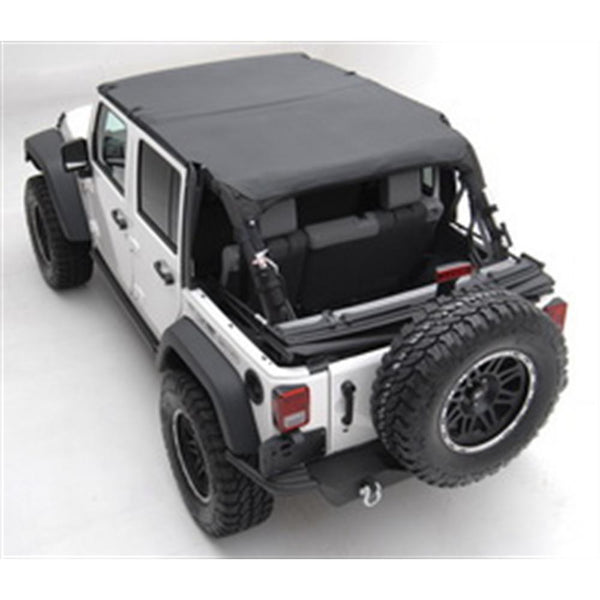Smittybilt Toit allongé 2007-2009 Wrangler (JK) 4 portes - Black Diamond