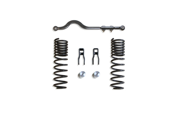 MaxTrac Ressorts hélicoïdaux avant, barre Panhard, rallonges d'amortisseur avant et supports divers - rehaussement de 3 po