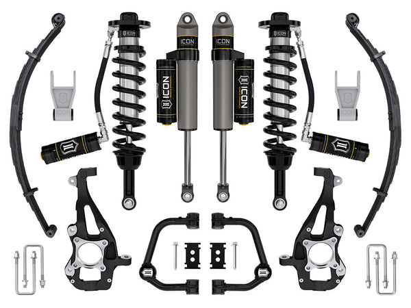 Icon Vehicle Dynamics 2021-2023 F150 4Wd 3.54.5In Stage 3 Suspension System Tubular Uca/Leaf Pack