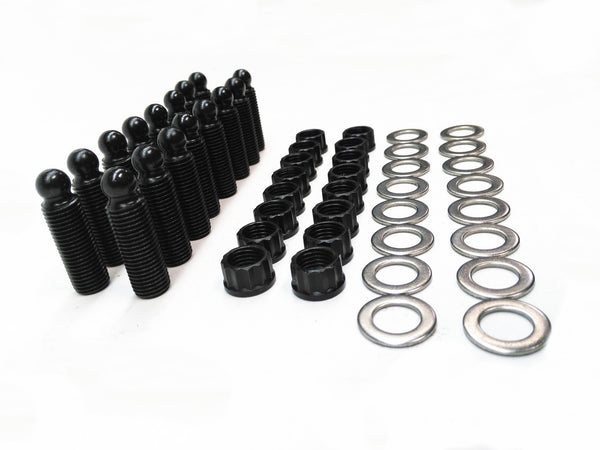 PRW - Adjuster Screw Kit, Valve Lash, 7/16"-20 x 1.54" Oal, 3/8" Ball End, Set of 16 - 9539008