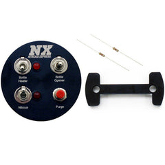 Nitrous Express Panneau d'interrupteurs pour nacelle de manomètre (pour nacelles de manomètre de 2-1/16 po)
