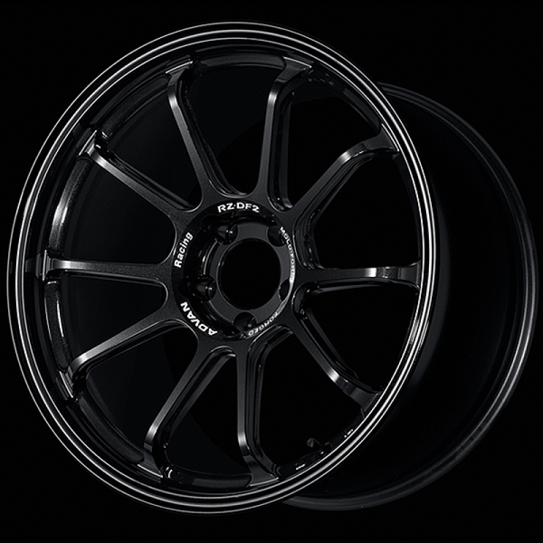 Advan RZ-DF2 19x10.5 / +15 Offset / 5x114.3 / 73mm Bore / Racing Titanium Black