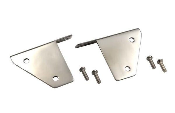 Kentrol Supports de projecteurs (paire) 76-95 Jeep CJ/Wrangler YJ - argent poli