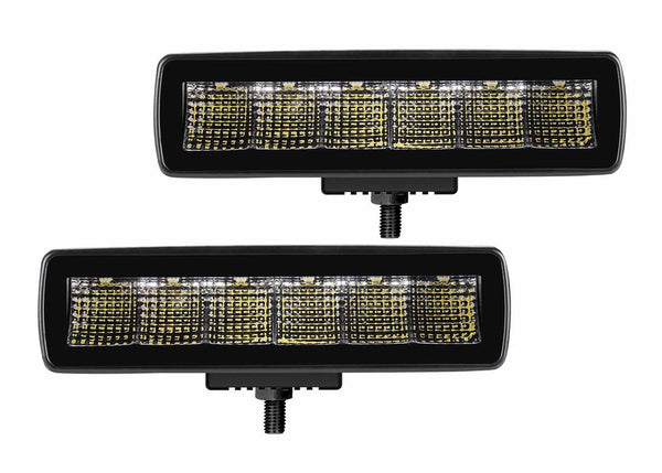 Go Rhino Blackout Series Sixline Flood Light KIT BLK
