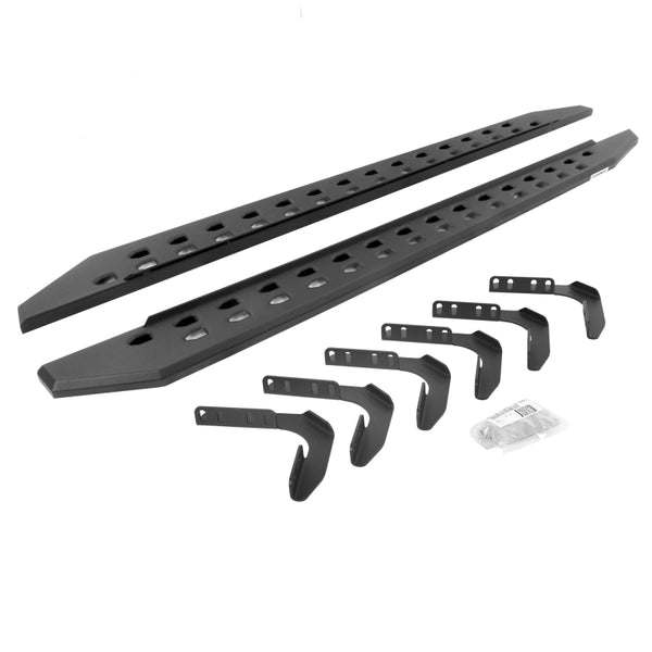 Go Rhino 1999-2016 F-250/F-350 Super Cab 80" RB20 Slim Line Running Boards Complete Set (69417680SPC)