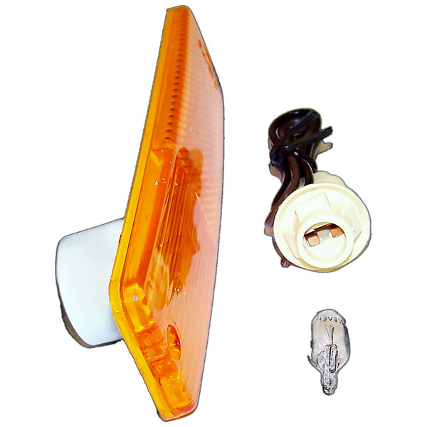 Crown Automotive Side Marker Light Kit — Amber — 1972-1975 Jeep CJ6 +8 more
