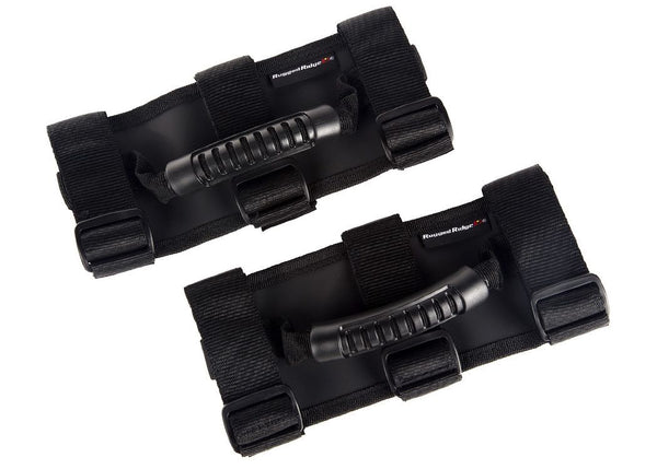 Rugged Ridge Ultimate Grab Handle Kit Black - 5519 Jeep CJ/Wrangler/Gladiator