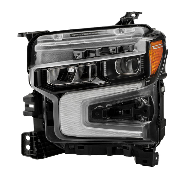 Spyder LED DRL Full LED Headlight - OE Left - Black
