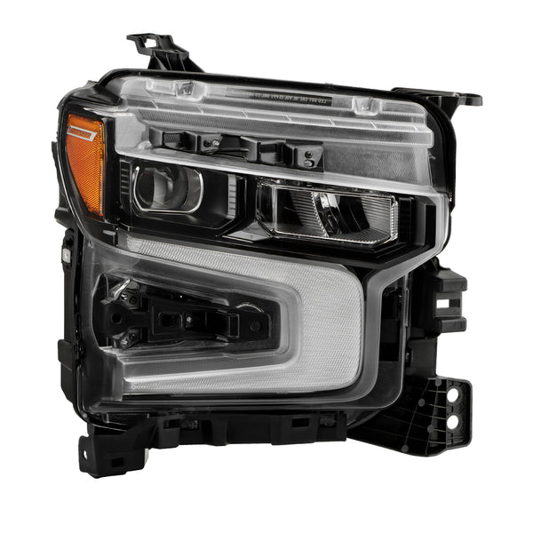 Spyder LED DRL Full LED Headlight - OE Right - Black