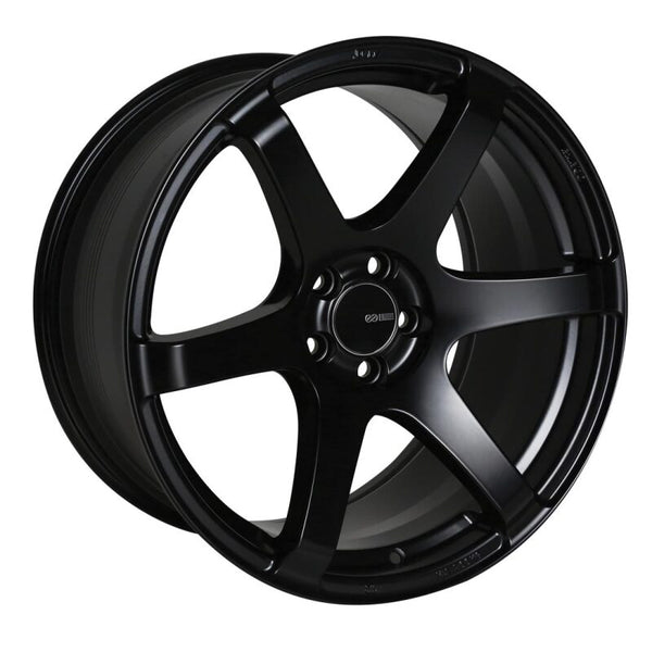 Enkei T6S 17x9 35mm Offset 5x114.3 Bolt Pattern 72.6 Bore Matte Black Wheel