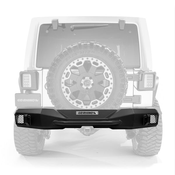 Go Rhino Rear Bumper — 2018+ Jeep Wrangler