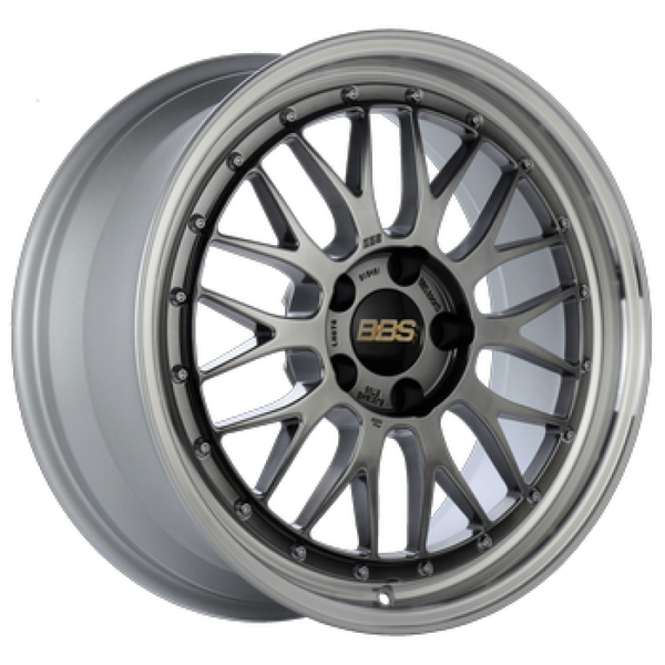 BBS Roue LM 19x9 5x120 ET27 - centre noir Diamond / rebord taillé au diamant - PFS/agrafe 82mm requis
